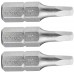 FORTUM hrot čtverec sada 3ks, SQ 1x25mm, S2 4741601