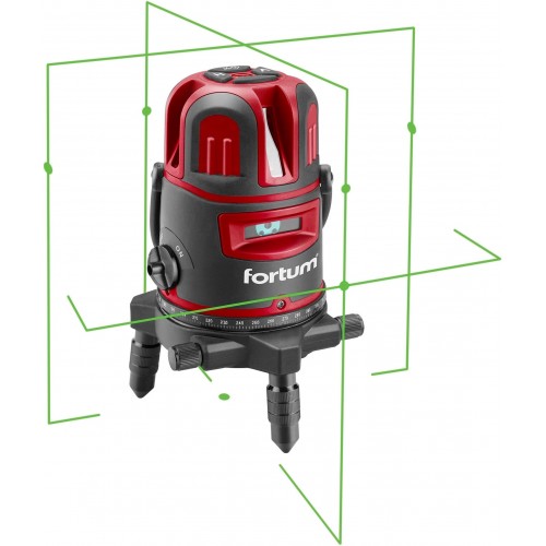 FORTUM laser zelený liniový, křížový samonivelační 4780212 FORTUM laser zelený liniový, křížový samonivelační 4780212