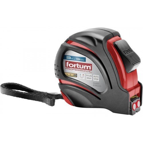 FORTUM metr svinovací, 7,5m, š. pásku 25mm 4780207 FORTUM metr svinovací, 7,5m, š. pásku 25mm 4780207