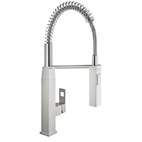 GROHE EuroCube Páková dřezová baterie, supersteel G31395DC0 GROHE EuroCube Páková dřezová baterie, supersteel G31395DC0