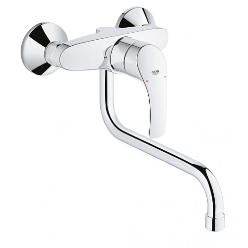 GROHE Eurosmart nástěnná dřezová baterie, chrom 32224002 GROHE Eurosmart nástěnná dřezová baterie, chrom 32224002