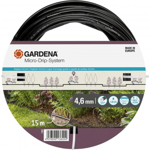 Gardena Micro-Drip-System nadzemní kapací hadice 4,6 mm (3/16"), 15 m 1362-20 Gardena Micro-Drip-System nadzemní kapací hadice 4,6 mm (3/16"), 15 m 1362-20
