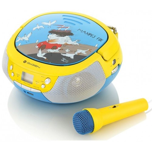 GoGEN Radiopřijímač s CD/ MP3/ USB, modrá/ žlutá GOGMAXIPREHRAVACB