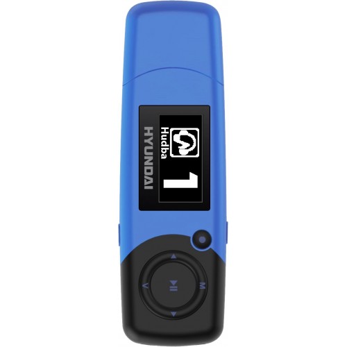 HYUNDAI MP 366 FM MP3/MP4 Přehrávač 4 GB, modrý HYUNDAI MP 366 FM MP3/MP4 Přehrávač 4 GB, modrý