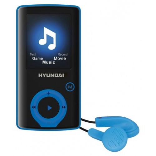 HYUNDAI MPC 883 FM MP3/MP4 Přehrávač 4 GB, modrý HYUNDAI MPC 883 FM MP3/MP4 Přehrávač 4 GB, modrý