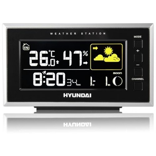 HYUNDAI WS 2200 Meteorologická stanice, barevný displej HYUNDAI WS 2200 Meteorologická stanice, barevný displej