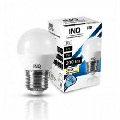 INQ LED žárovka, E27 ilum.3W P45, teplá bílá IN712292 INQ LED žárovka, E27 ilum.3W P45, teplá bílá IN712292