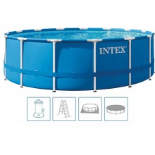 INTEX METAL FRAME Bazén 457 x 122 cm s filtrací 12V 28242GN