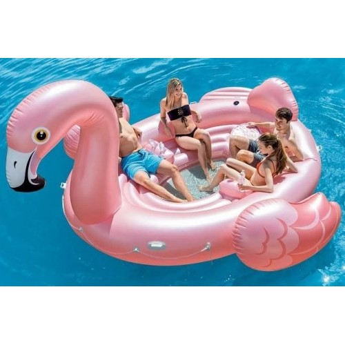 INTEX FLAMINGO PARTY ISLAND Nafukovací ostrov 422 × 373 × 185 cm 57267EU INTEX FLAMINGO PARTY ISLAND Nafukovací ostrov 422 × 373 × 185 cm 57267EU