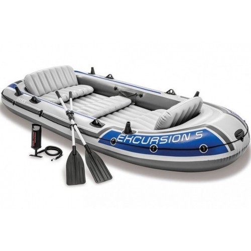 INTEX Excursion 5 Set Nafukovací člun 366 x 168 x 43 cm 68325 INTEX Excursion 5 Set Nafukovací člun 366 x 168 x 43 cm 68325