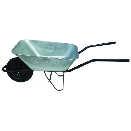 J.A.D. TOOLS Kolečko stavební s nafukovacím kolem a pozinkovanou korbou 80 l J.A.D. TOOLS Kolečko stavební s nafukovacím kolem a pozinkovanou korbou 80 l