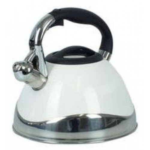 KELA Konvice pískací VARUS, nerez 3 l, bílá KL-11657 KELA Konvice pískací VARUS, nerez 3 l, bílá KL-11657