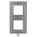 SAPHO LIBRA DUAL L-611 otopné těleso 600x1110mm, 694 W, bílá