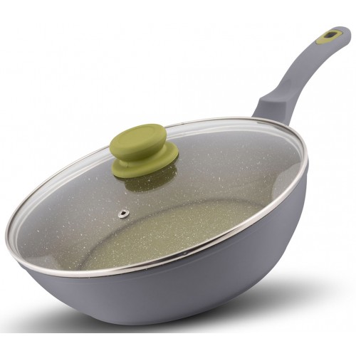 LAMART LT1196 Pánev 28 cm s poklicí OLIVE 42003742