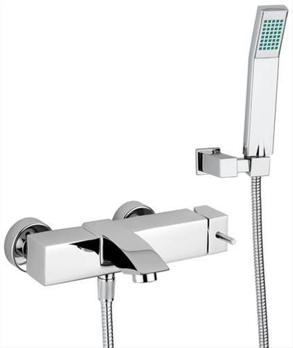 PAFFONI LEVEL vanová nástěnná baterie chrom s kompletem LEA023CR PAFFONI LEVEL vanová nástěnná baterie chrom s kompletem LEA023CR