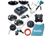 MAKITA DUR368APT2 Aku křovinořez Li-ion LXT (2x5,0 Ah/18V)