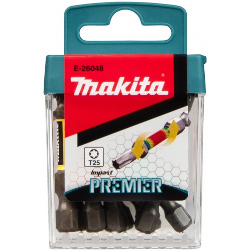 MAKITA E-26048 Torzní bit řady Impact Premier (E-form) T25-50mm, 10 ks MAKITA E-26048 Torzní bit řady Impact Premier (E-form) T25-50mm, 10 ks