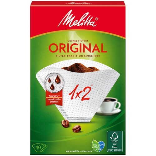 Melitta Kávové filtry Original 1x2/40ks Melitta Kávové filtry Original 1x2/40ks