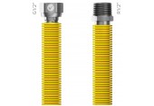 MERABELL Gas Flexi Hadice R1/2"-G1/2" 30-60cm - 1ks žlutá M0040
