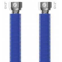 MERABELL Aqua Flexi Hadice G1/2"-G1/2" 30-60cm - 1ks modrá M0051