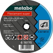 Metabo Flexiamant Super Řezný kotouč 125 x 2,0 x 22,23 ocel, TF 42 616101000
