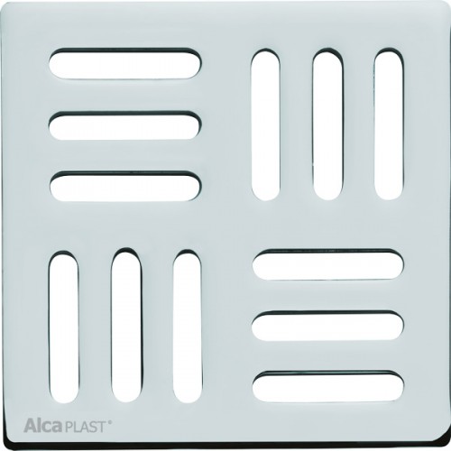 ALCAPLAST Mřížka 102 × 102 nerez MPV004 ALCAPLAST Mřížka 102 × 102 nerez MPV004