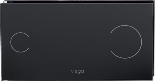VIEGA Visign for More 100 ovládací deska 8352.1 ESG parsol/černá 597498V