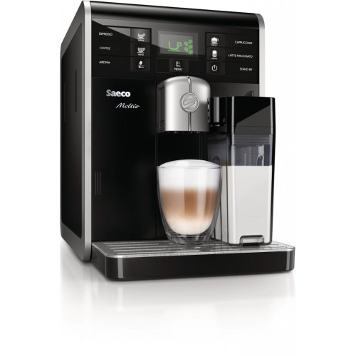 SAECO Moltio Black s nádobkou na mléko HD8769/09 SAECO Moltio Black s nádobkou na mléko HD8769/09