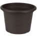PLASTKON Květináč Campanula 40 cm hnědá