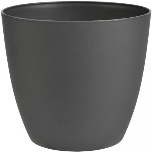PLASTKON Dekorativní květináč Ella 13 cm matná antracit PLASTKON Dekorativní květináč Ella 13 cm matná antracit