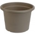 PLASTKON Květináč Campanula 17 cm taupe