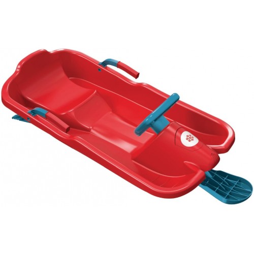 PLASTKON Řiditelné boby SkiBob červená PLASTKON Řiditelné boby SkiBob červená