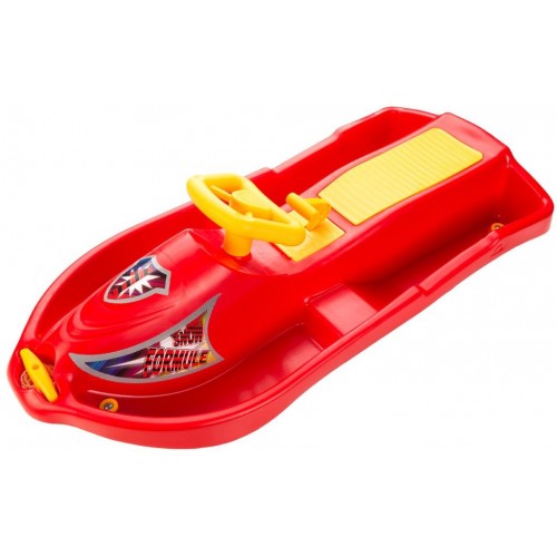 PLASTKON Řiditelný bob Snow Formule cervená PLASTKON Řiditelný bob Snow Formule cervená