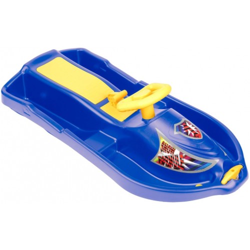 PLASTKON Řiditelný bob Snow Formule modrá PLASTKON Řiditelný bob Snow Formule modrá