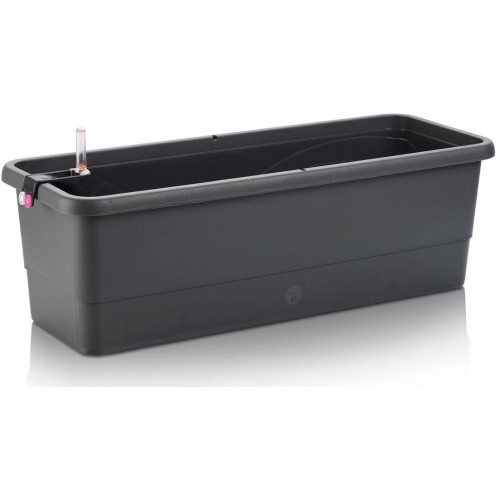 PLASTKON Samozavlažovací truhlík Smart Systém Gardenie 100 cm antracit PLASTKON Samozavlažovací truhlík Smart Systém Gardenie 100 cm antracit
