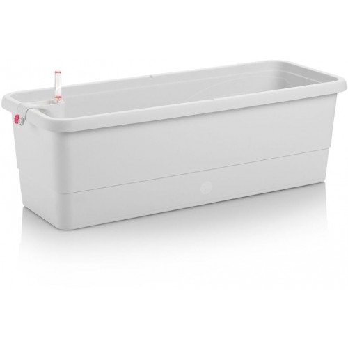 PLASTKON Samozavlažovací truhlík Smart Systém Gardenie 60 cm bílá PLASTKON Samozavlažovací truhlík Smart Systém Gardenie 60 cm bílá