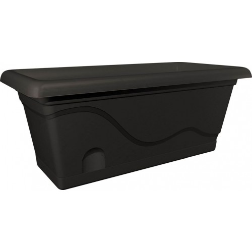 PLASTKON Samozavlažovací truhlík Titanic 60 cm antracit PLASTKON Samozavlažovací truhlík Titanic 60 cm antracit