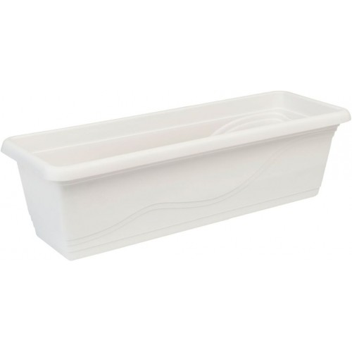 PLASTKON Truhlík Extra Flor 60 cm bílá PLASTKON Truhlík Extra Flor 60 cm bílá