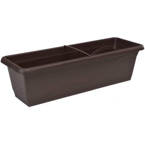 PLASTKON Truhlík Extra Flor 50 cm hnědá PLASTKON Truhlík Extra Flor 50 cm hnědá