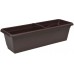 PLASTKON Truhlík Extra Flor 50 cm hnědá