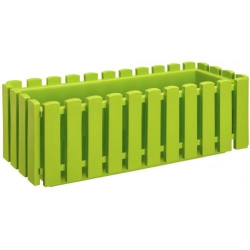 PLASTKON Truhlík FENCY 50 cm hráškově zelená PLASTKON Truhlík FENCY 50 cm hráškově zelená