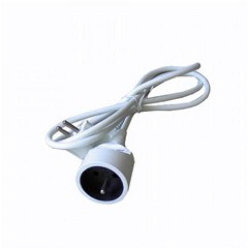Prodlužovací kabel 5m, 3x1mm2 - bílý PS04 Prodlužovací kabel 5m, 3x1mm2 - bílý PS04
