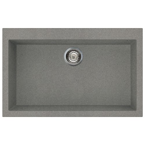 ELLECI QUADRA 130 granitový dřez, titanium ELLECI QUADRA 130 granitový dřez, titanium