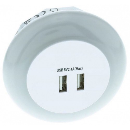 RETLUX RNL 102 LED Noční světlo 2xUSB WW 50003786 RETLUX RNL 102 LED Noční světlo 2xUSB WW 50003786