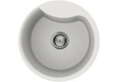 ELLECI EGO ROUND granitový dřez, titano 485 x 225 mm