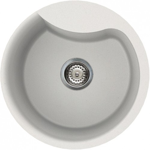 ELLECI EGO ROUND granitový dřez, titano 485 x 225 mm ELLECI EGO ROUND granitový dřez, titano 485 x 225 mm