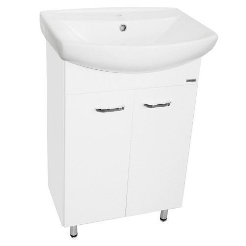 SELLA SILVER 55 Skříňka s umyvadlem 55 cm SELLA SILVER 55 Skříňka s umyvadlem 55 cm