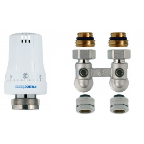 CONECTERM Set pro VK radiátorová tělesa rohový pro měděné potrubí SET-KO-RxCU15 CONECTERM Set pro VK radiátorová tělesa rohový pro měděné potrubí SET-KO-RxCU15