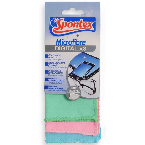 Spontex Mikroutěrka Digital 15 x 15 cm 3 ks Spontex Mikroutěrka Digital 15 x 15 cm 3 ks