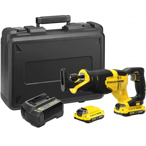 STANLEY SFMCS300D2K FatMax V20 Aku mečová pila (18V/2x2,0Ah) STANLEY SFMCS300D2K FatMax V20 Aku mečová pila (18V/2x2,0Ah)